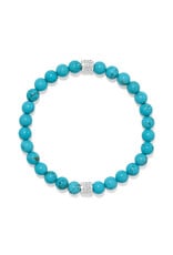 Brighton Brighton JF0458 Meridian Petite Turquoise Stretch Bracelet