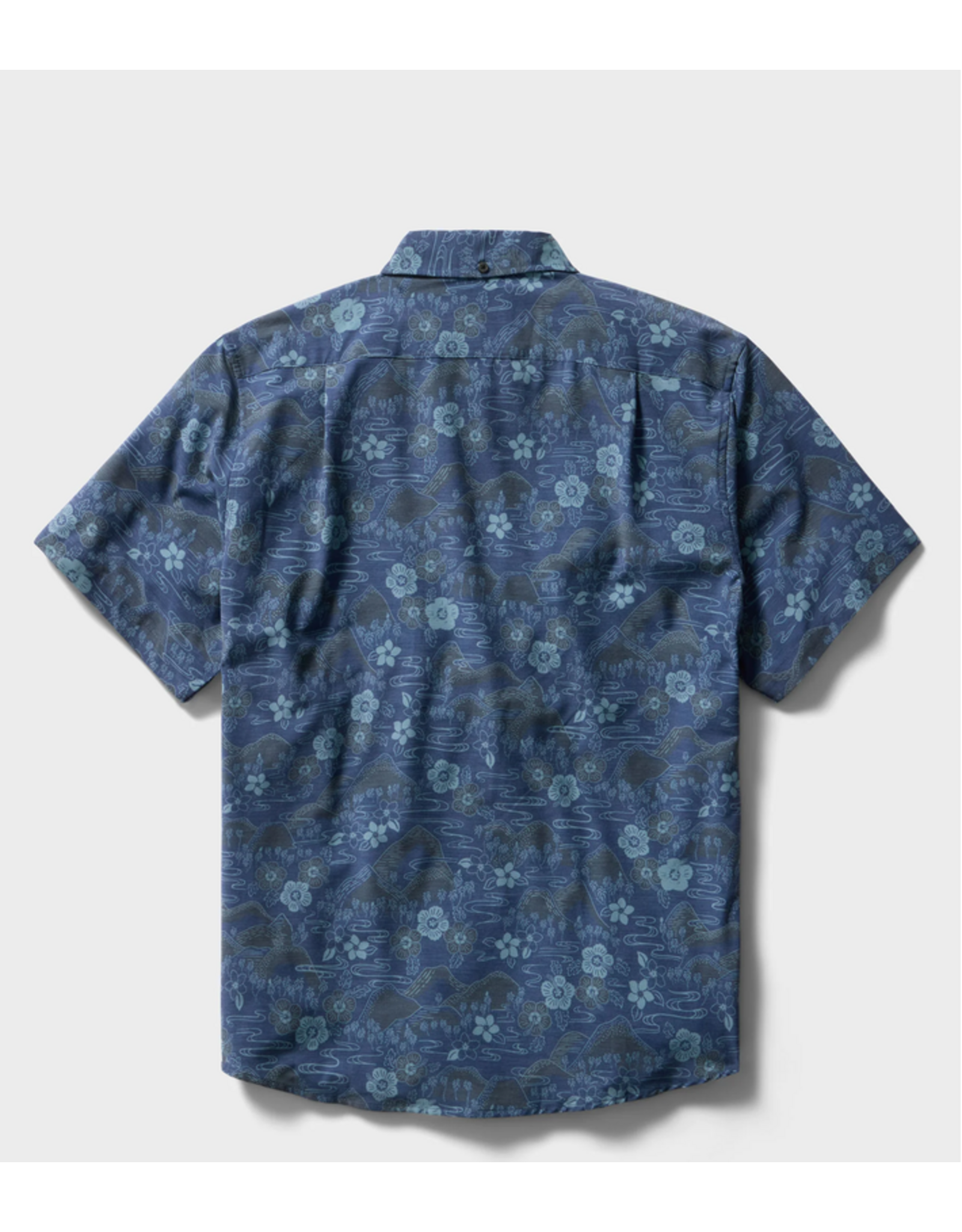 Reyn Spooner Reyn M715213326 Sakura Fields Navy Performance Button Front