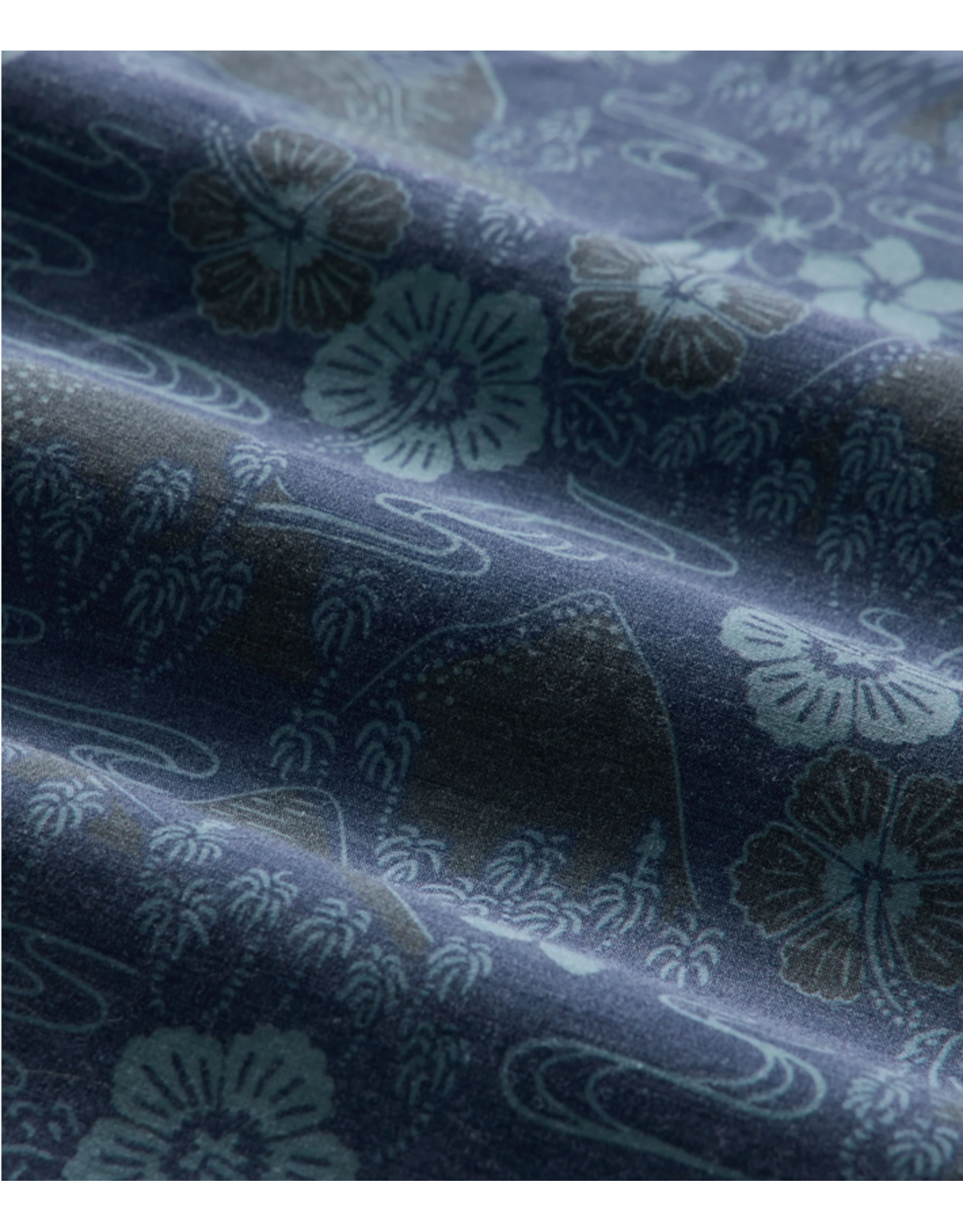 Reyn Spooner Reyn M715213326 Sakura Fields Navy Performance Button Front