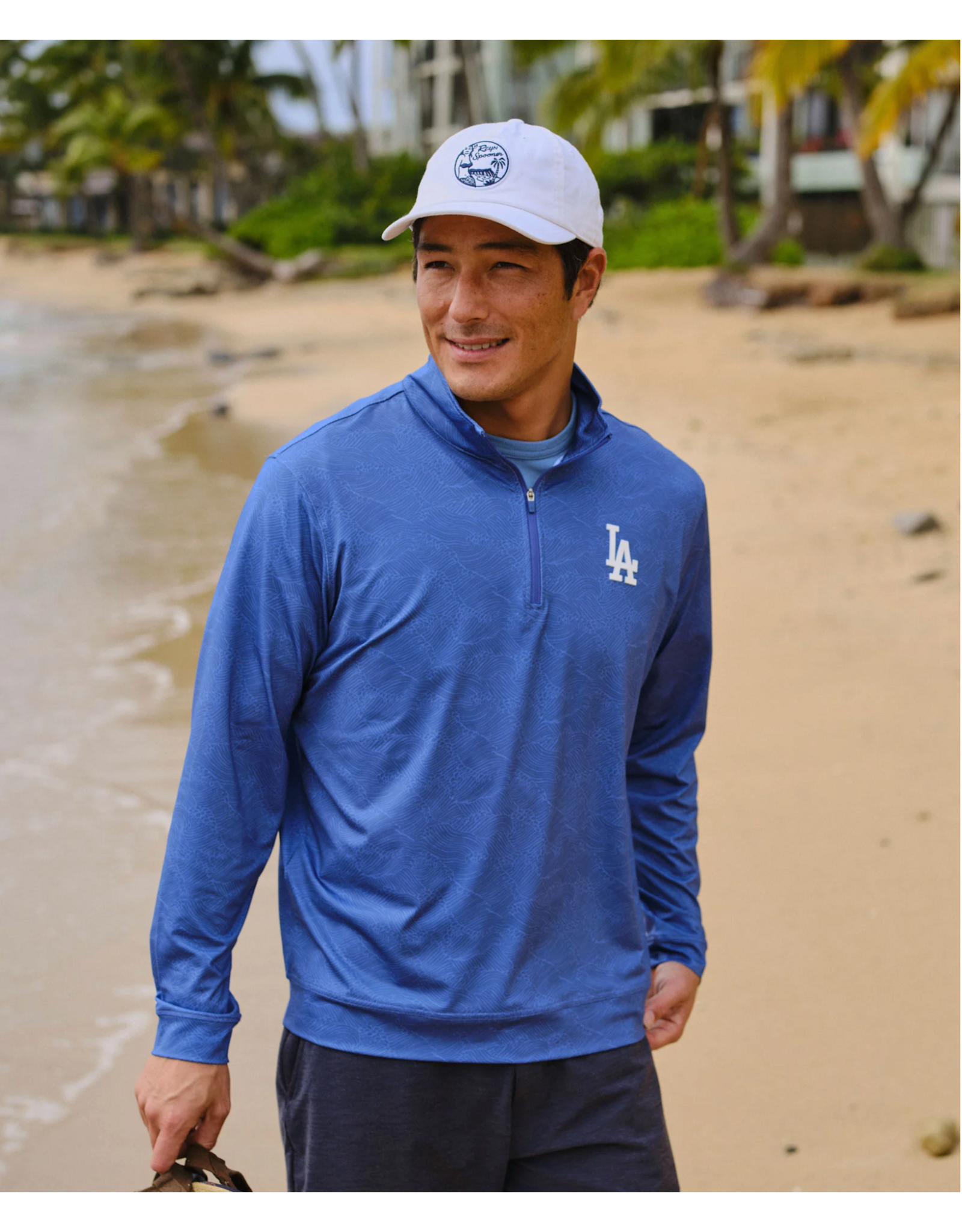 Reyn Spooner Reyn M728435126 MLB Dodgers QZ Zip Jacket