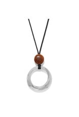 Brighton Brighton JM0217 Cascade Rio Wood Ring Necklace