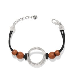 Brighton Brighton JF0451 Cascade Rio Wood Ring Bracelet