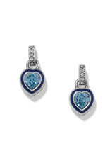 Brighton Brighton JA0377 Halo Gemma Petite Heart Post Drop Earrings