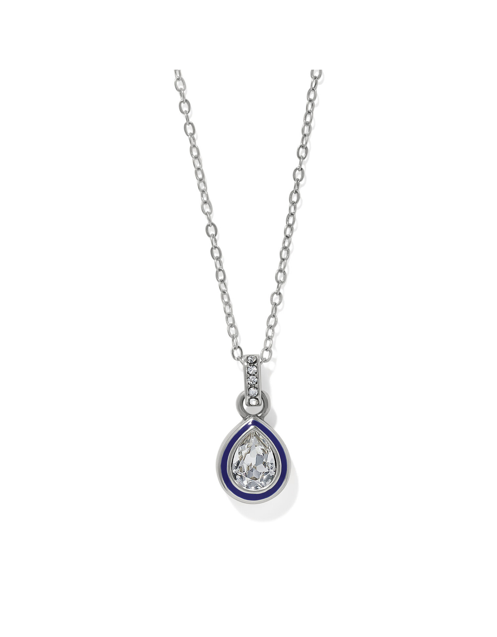 Brighton Brighton JM0314 Halo Gemma Petite Teardrop Necklace