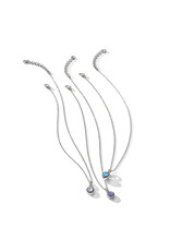 Brighton Brighton JM0315 Halo Gemma Petite Aqua Heart Necklace