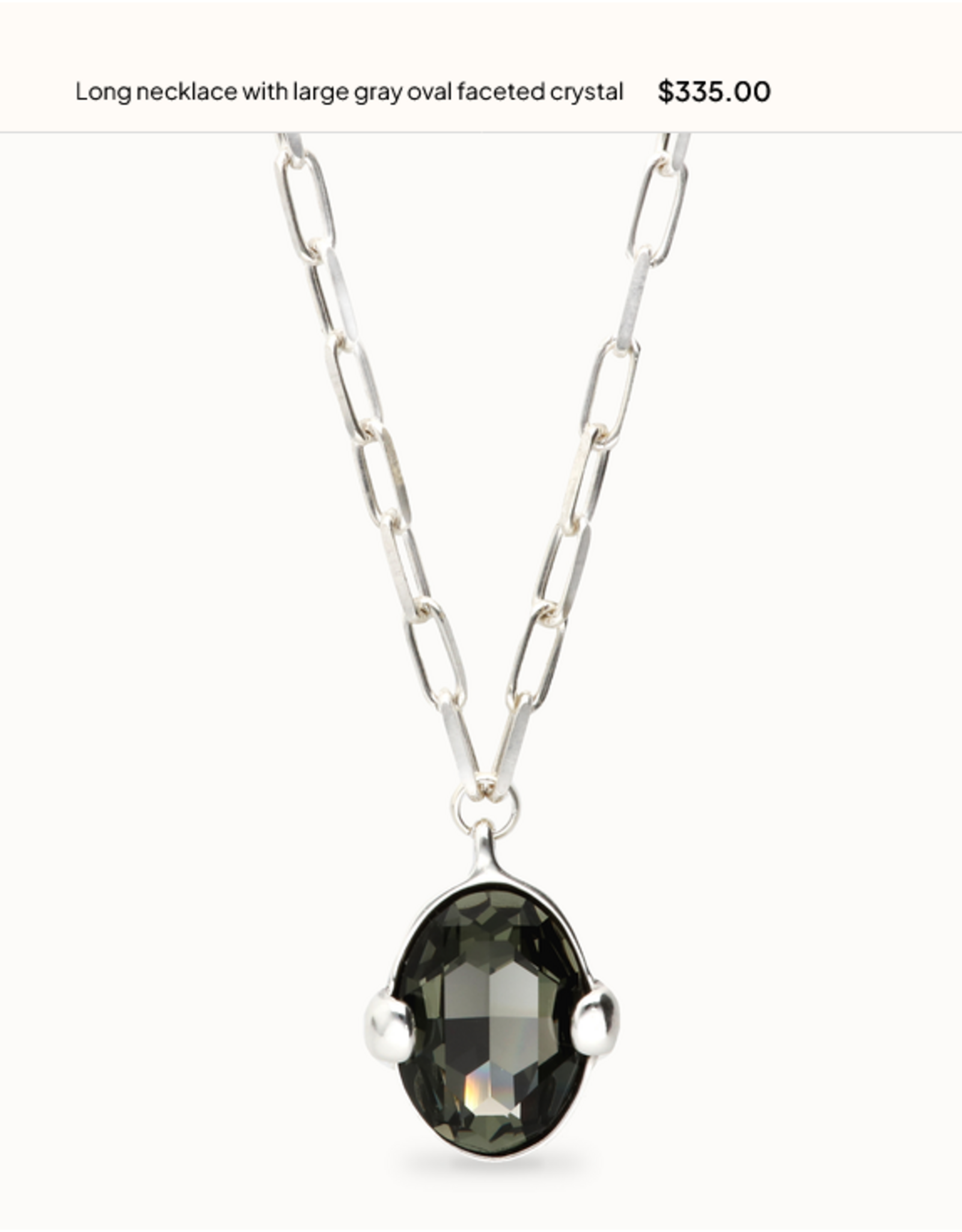 Uno de 50 Uno de 50 COL2031GRSMTL0U Ser Deslumbrante Necklace