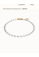 Uno de 50 Uno de 50 COL1390OROMTL0U Palpito Necklace
