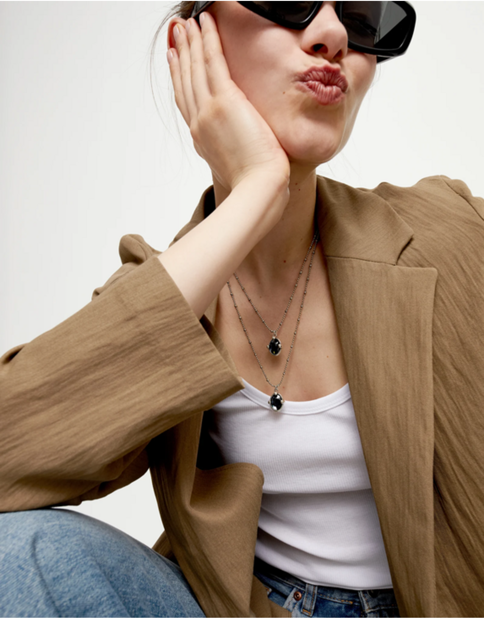 Uno de 50 Uno de 50 COL2030NGRMTL0U Ser Deslumbrante Necklace