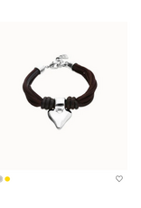 Uno de 50 Uno de 50 PUL2640MARMTL0M Palpito Silk Cord Silver Bracelet