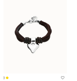 Uno de 50 Uno de 50 PUL2640MARMTL0M Palpito Silk Cord Silver Bracelet