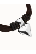 Uno de 50 Uno de 50 PUL2640MARMTL0M Palpito Silk Cord Silver Bracelet