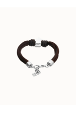 Uno de 50 Uno de 50 PUL2640MARMTL0M Palpito Silk Cord Silver Bracelet