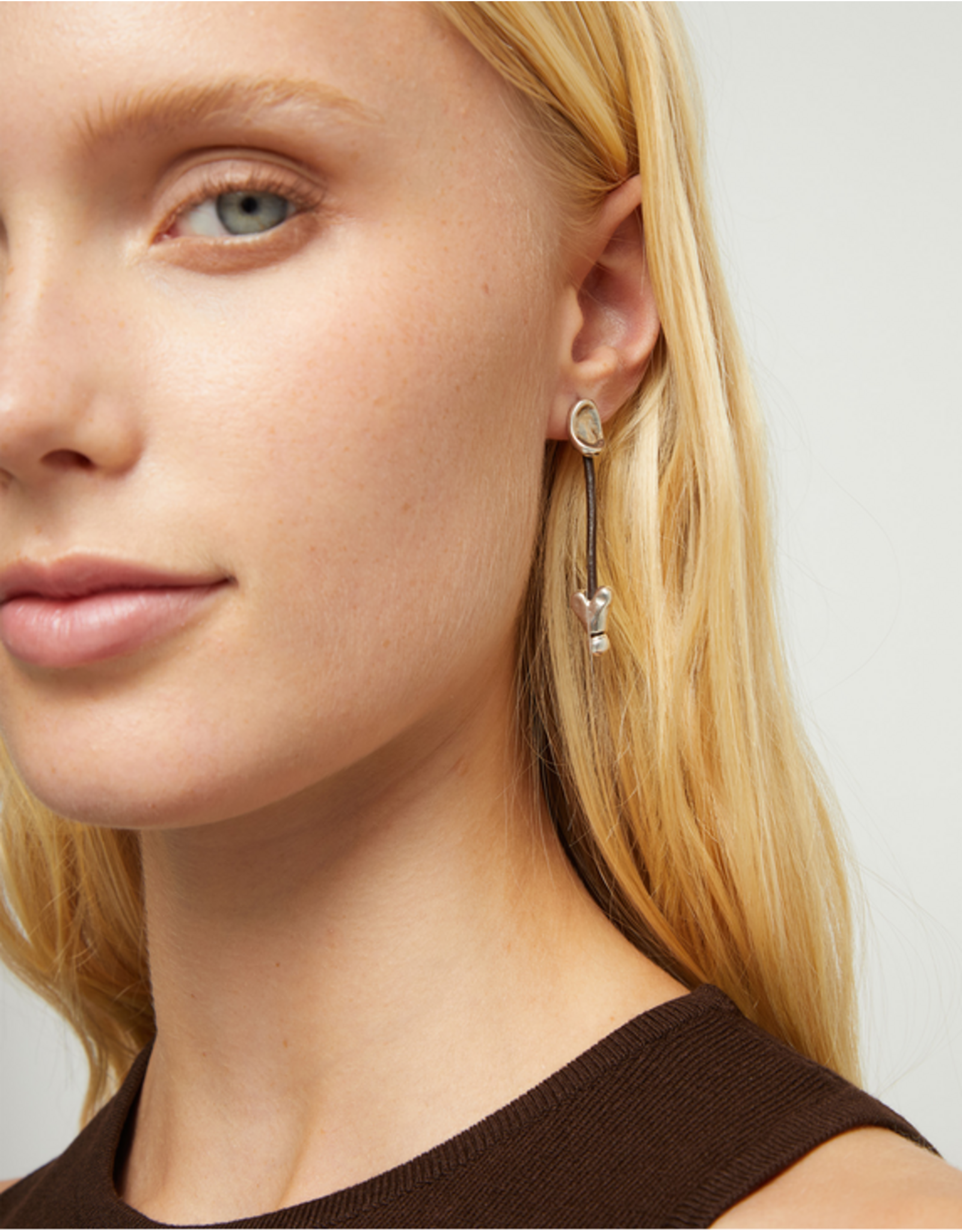 Uno de 50 Uno de 50 PEN1073MARMTL0U Palpito Earrings