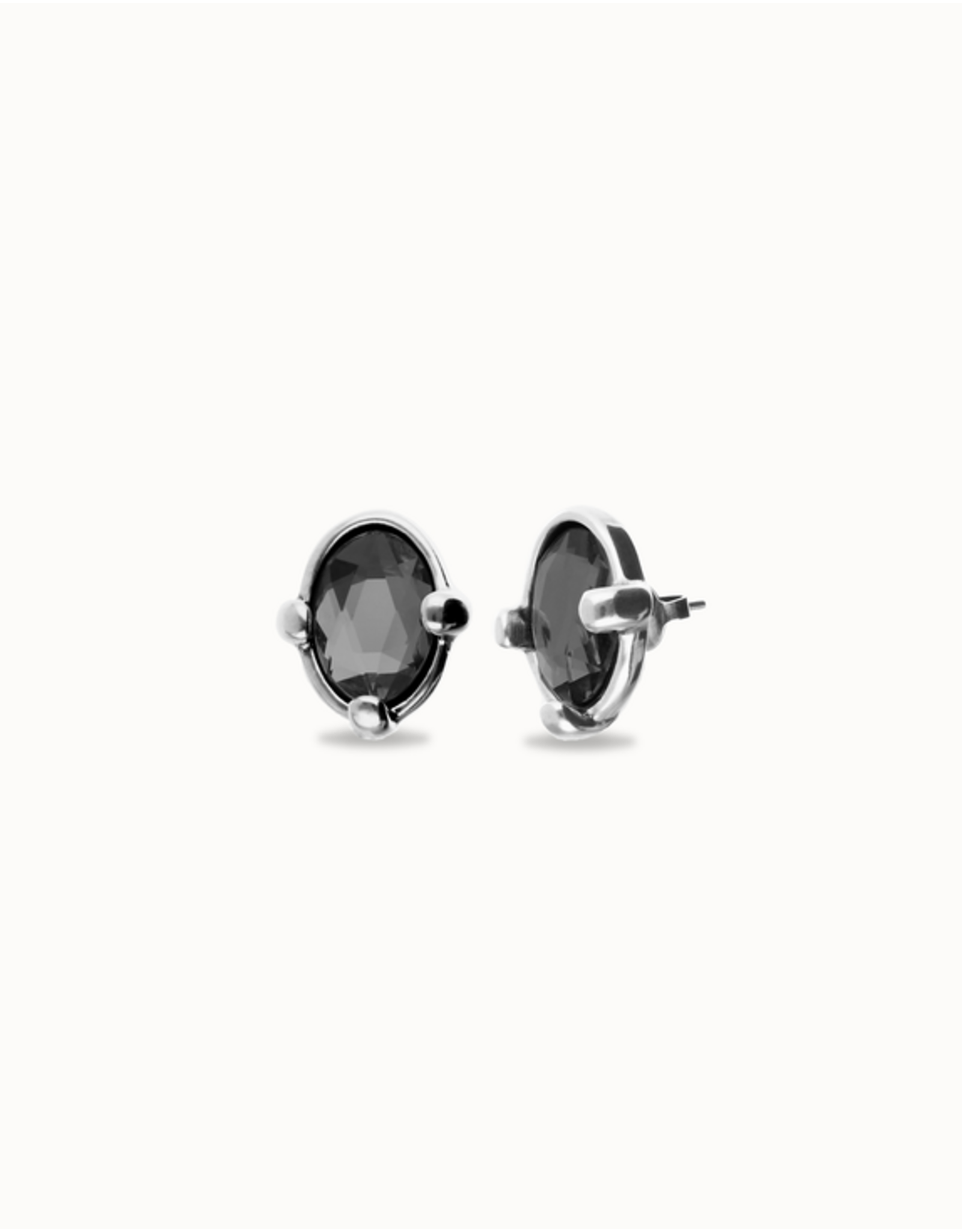 Uno de 50 Uno de 50 PEN1002NGRMTL0U Ser Deslumbrante Earrings