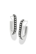 Brighton Brighton JA0300 Pretty Tough Link Hoop Earrings