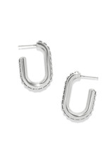 Brighton Brighton JA0300 Pretty Tough Link Hoop Earrings