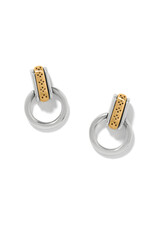 Brighton Brighton JA0359 Mosaic Two Tone Mini Post Drop Earrings