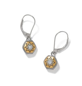 Brighton Brighton JA0361 Mosaic Nova Mini Leverback Drop Earrings