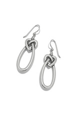 Brighton Brighton JA0363 Interlok Linked Hearts French Wire Earrings