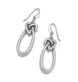 Brighton Brighton JA0363 Interlok Linked Hearts French Wire Earrings
