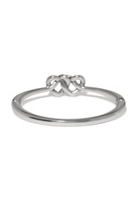 Brighton Brighton JF0504 Interlok Linked Hearts Hinged Bangle