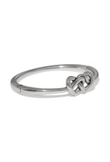 Brighton Brighton JF0504 Interlok Linked Hearts Hinged Bangle