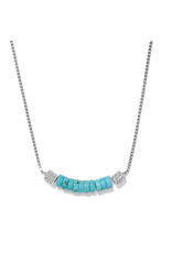 Brighton Brighton JM0284 Meridian Petite Station Turquoise Necklace
