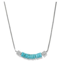 Brighton Brighton JM0284 Meridian Petite Station Turquoise Necklace