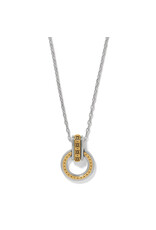 Brighton Brighton JM0290 Mosaic Two Tone Link Ring Necklace