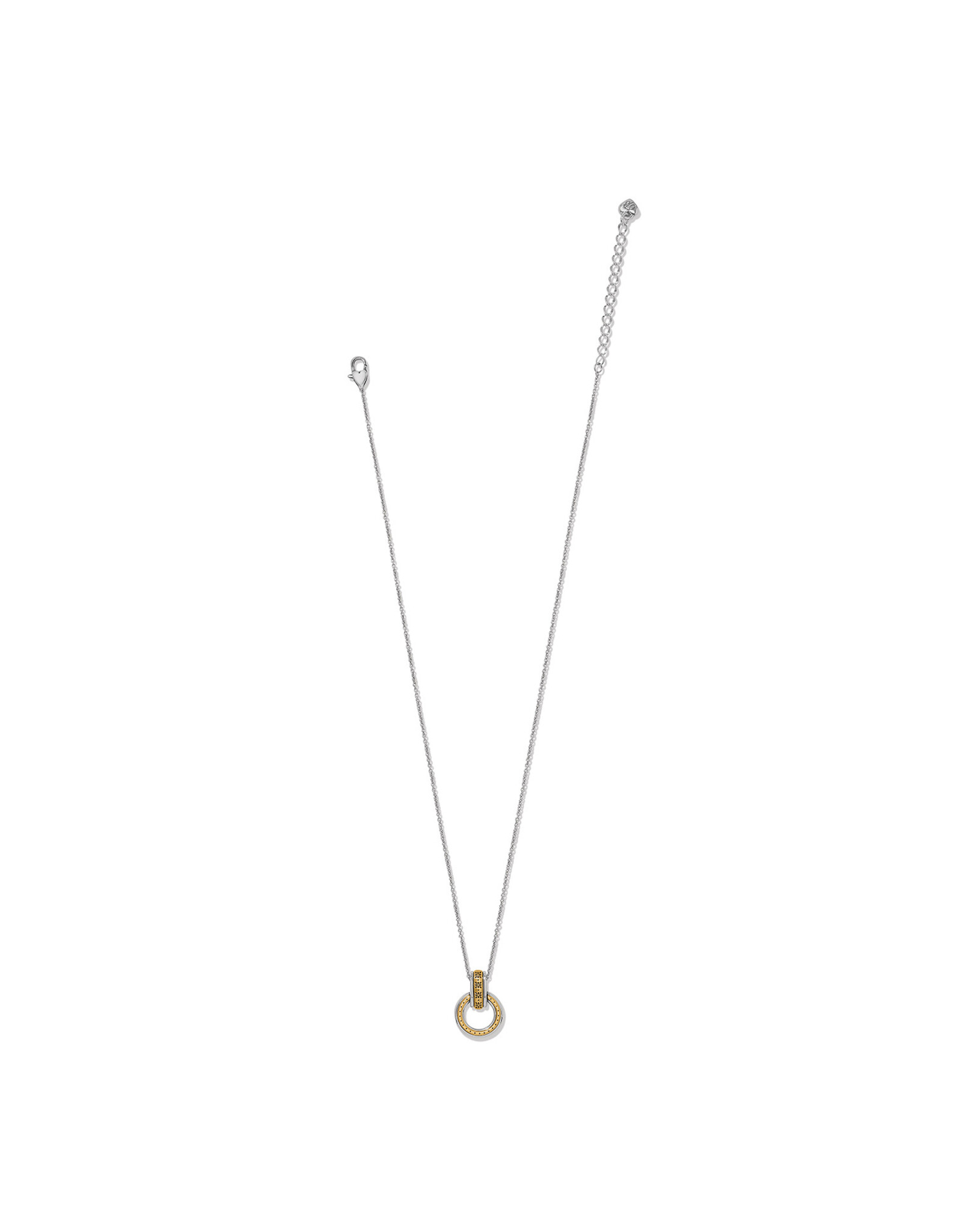 Brighton Brighton JM0290 Mosaic Two Tone Link Ring Necklace