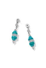 Brighton Brighton JA0358 Meridian Petite Sphere Turquoise Post drop Earrings