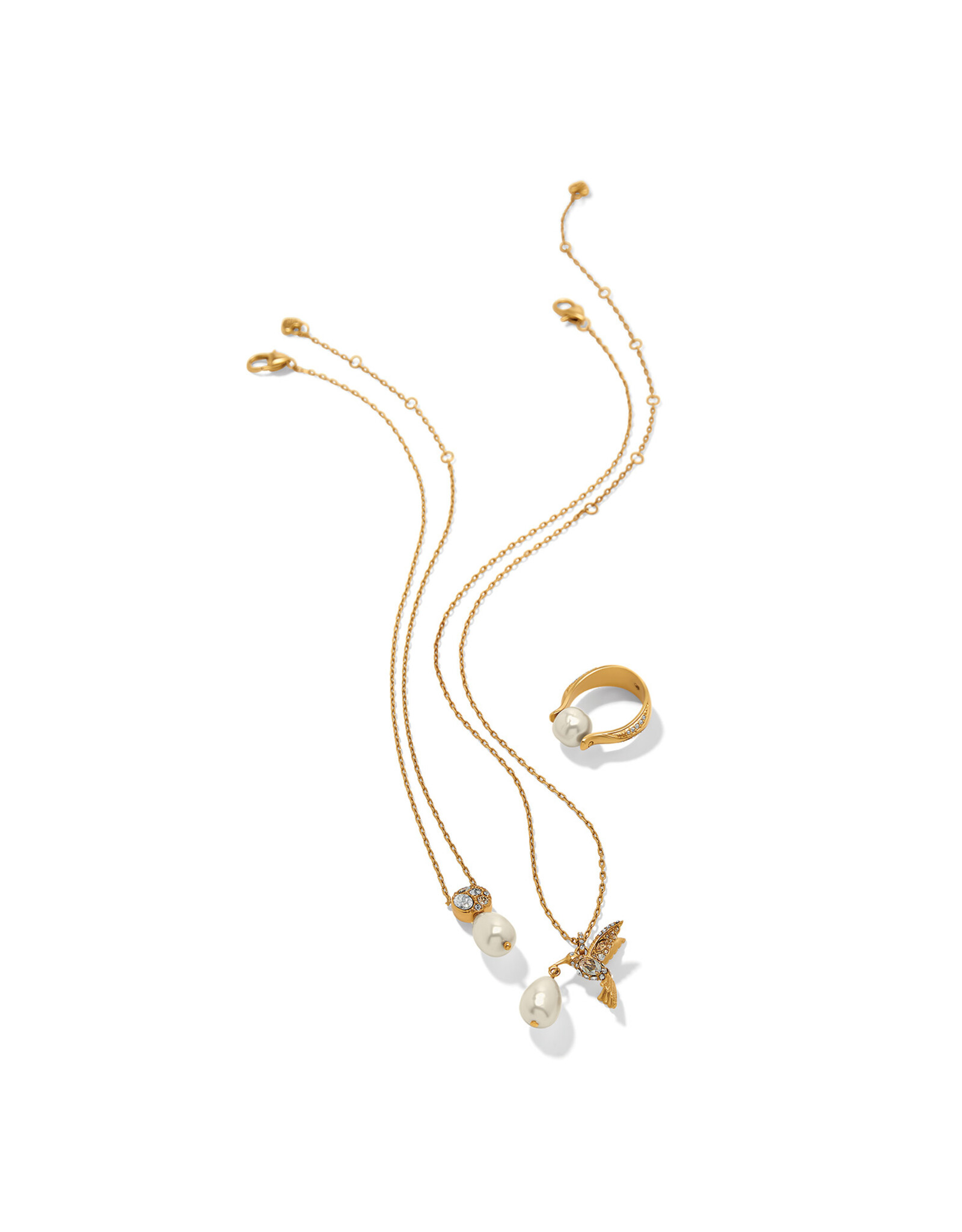 Brighton Brighton JM0269 Trust Your Journey Petite Pearl Necklace