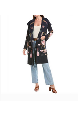 Johnny Was JWas B59125-5 BIYA Duster Bryn Lee Navy