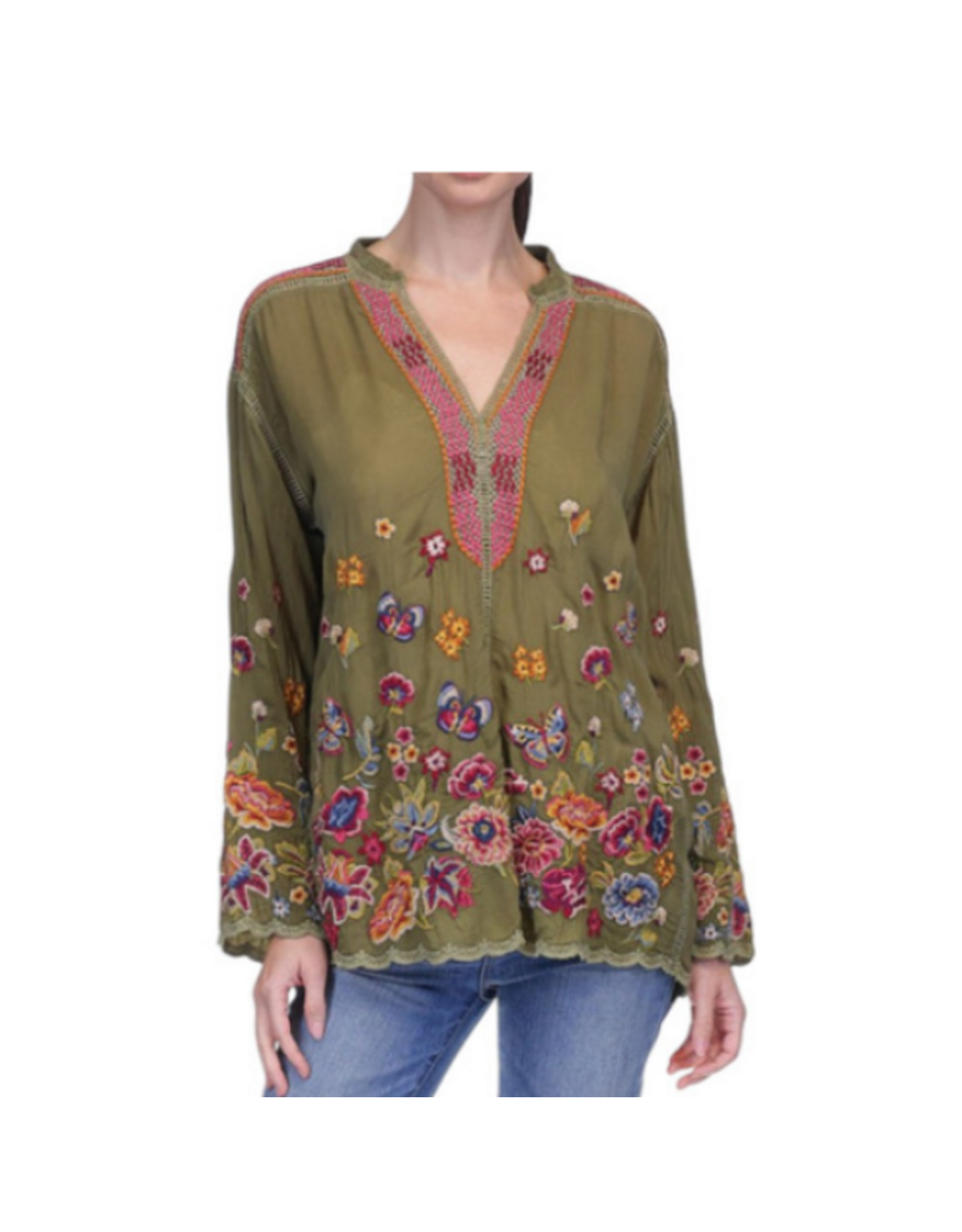 Johnny Was JWas C11724-E Maude Blouse Mathilda Moss