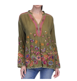 Johnny Was JWas C11724-E Maude Blouse Mathilda Moss