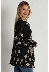Johnny Was JWAS C25125-1 Myn Myna Scarf Gemi Tunic