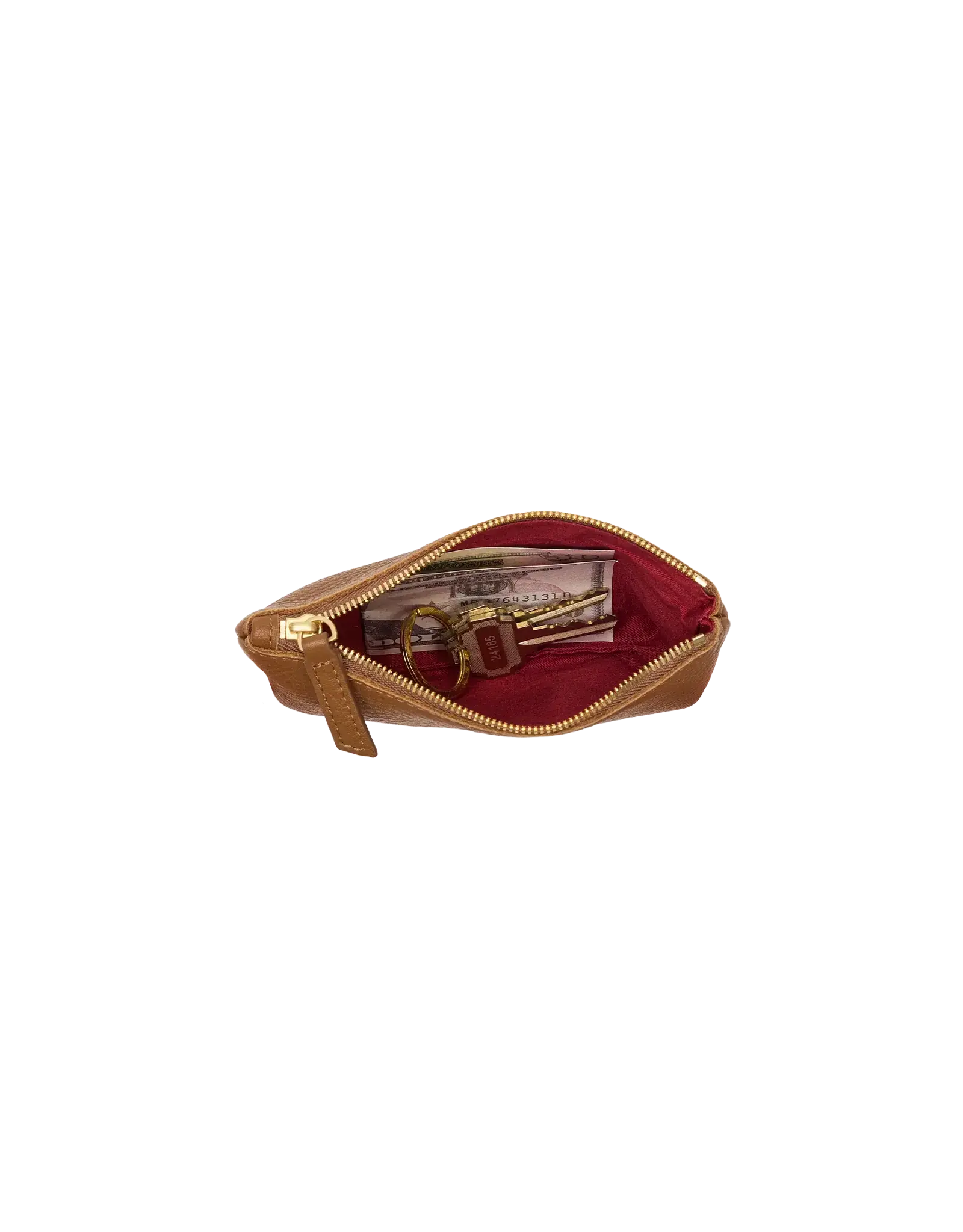 Hammitt Hammitt Viva Pouch Mahogany Pebble Brushed Gold