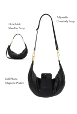 Hammitt Hammitt Erica Med Black Brushed Gold