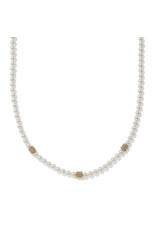 Brighton Brighton JM0366 Meridian Petite Pearl Station Necklace