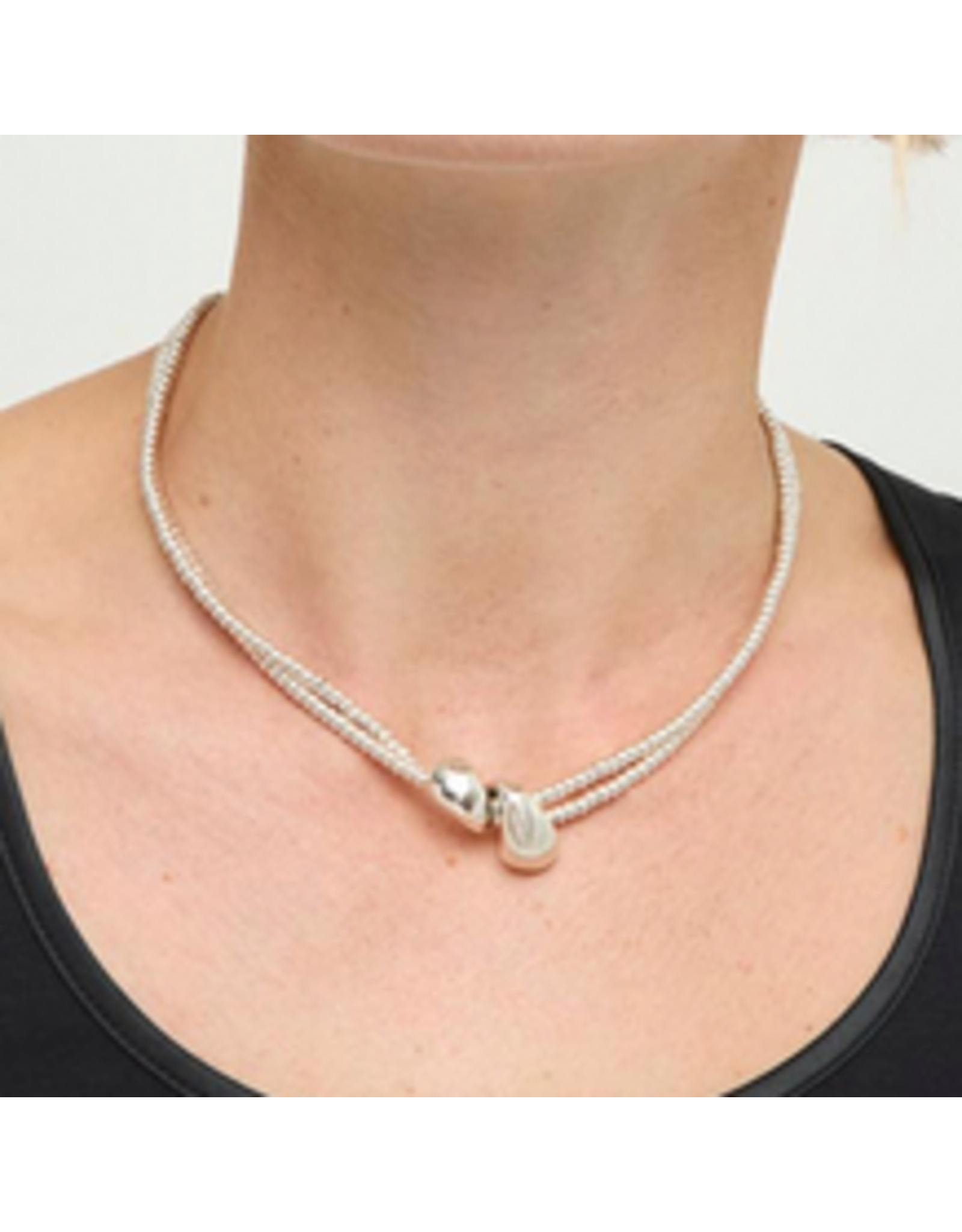 Uno de 50 Uno de 50 COL2098MTL0000U Axis Necklace