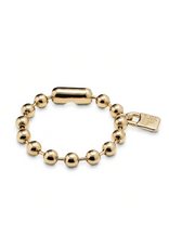 Uno de 50 Uno de 50 PUL1215OROM Snowflake Gold Ball Bracelet Copito de nieve