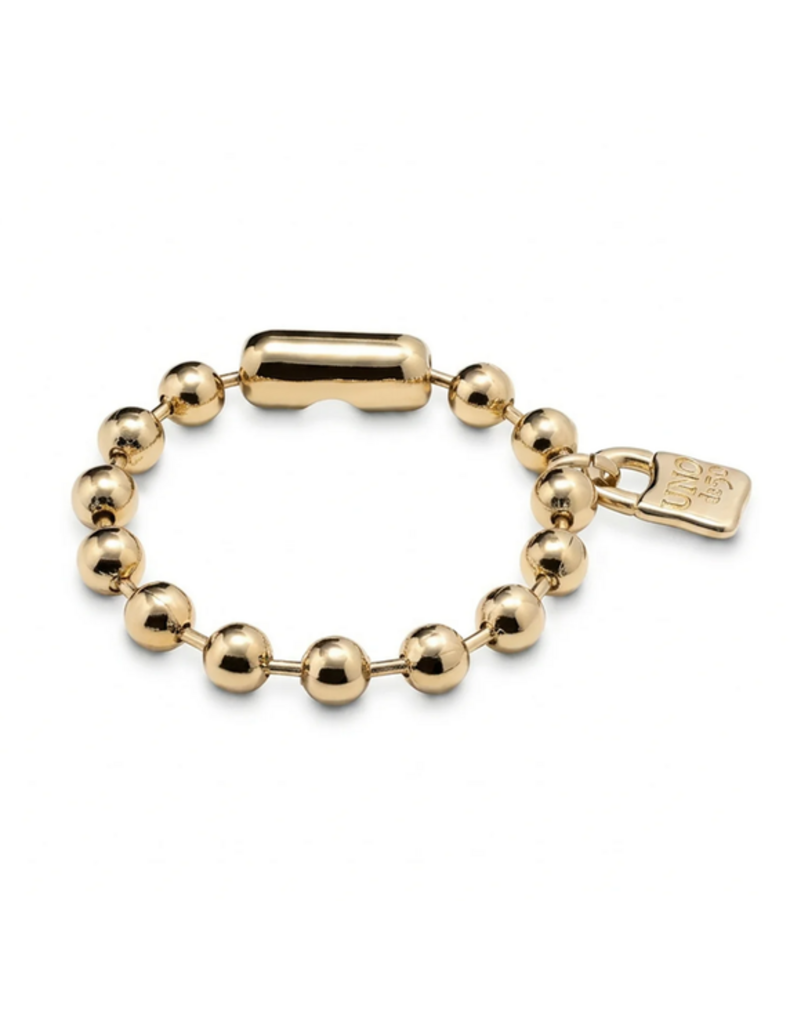 Uno de 50 Uno de 50 PUL1215OROM Snowflake Gold Ball Bracelet Copito de nieve