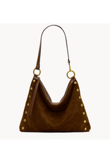 Hammitt Hammitt Kyle Lrg Cinnamon Suede Antique Gold