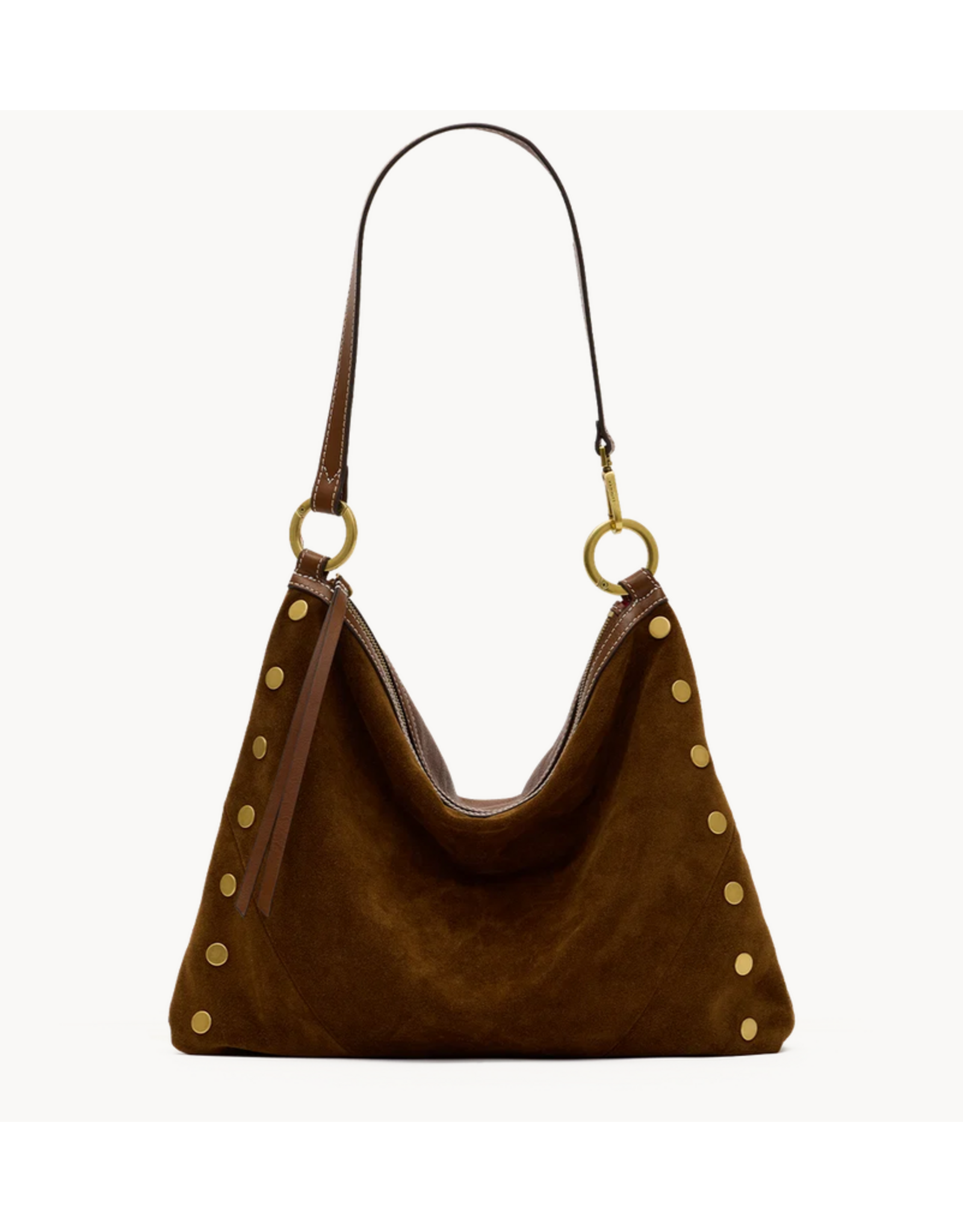 Hammitt Hammitt Kyle Lrg Cinnamon Suede Antique Gold