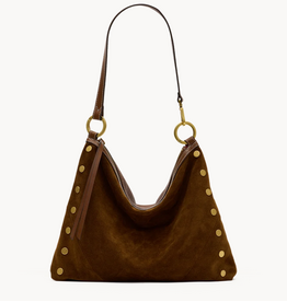 Hammitt Hammitt Kyle Lrg Cinnamon Suede Antique Gold