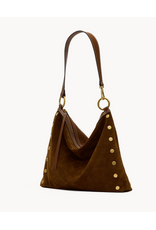 Hammitt Hammitt Kyle Lrg Cinnamon Suede Antique Gold