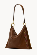 Hammitt Hammitt Kyle Lrg Cinnamon Suede Antique Gold