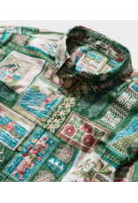Reyn Spooner Reyn M733636526 Hawaiian Christmas Green 2026 Long Sleeve BF