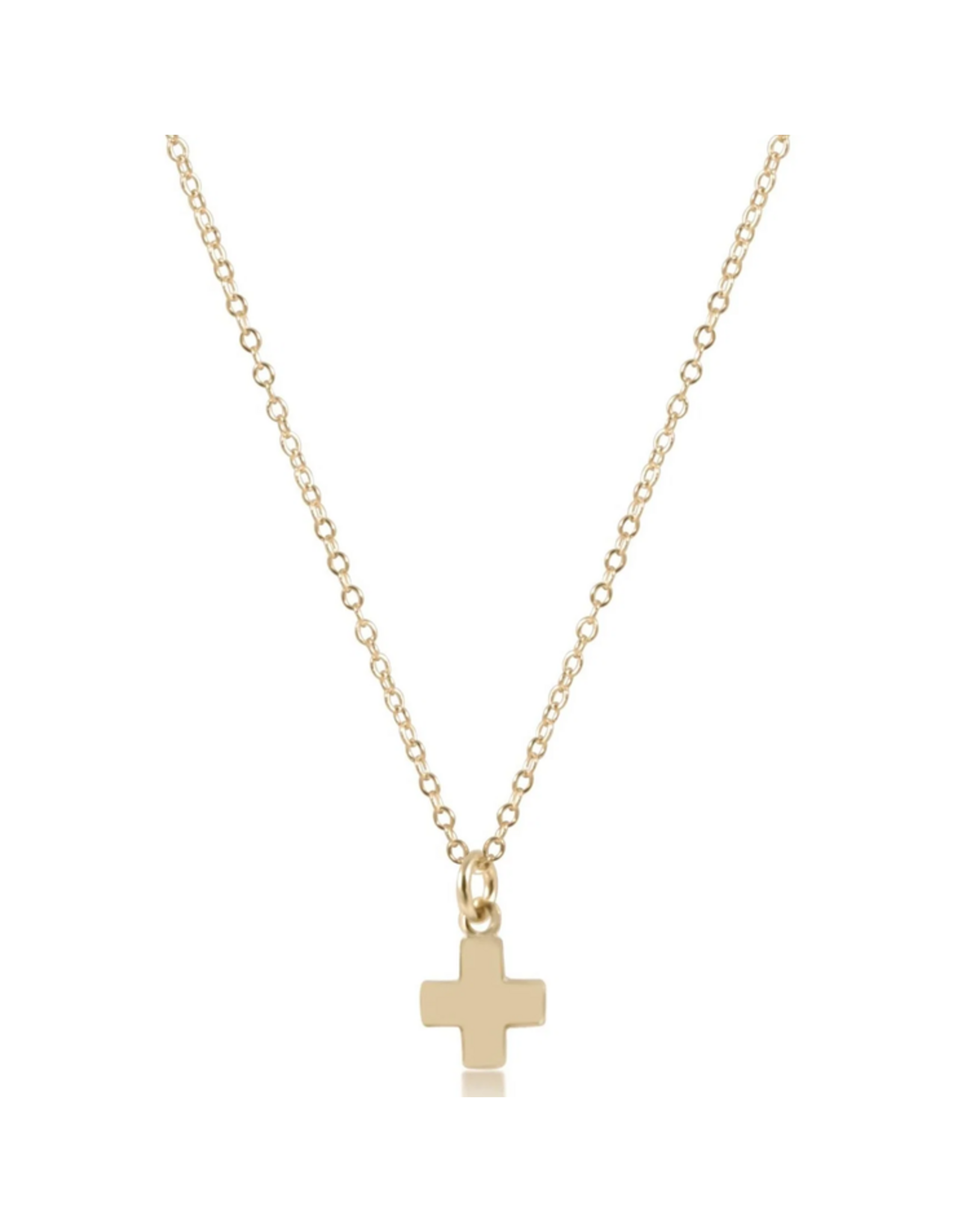 Enewton Enewton N16GSCSMG  16" Necklace Signature Cross Small Gold Chain