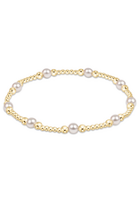 Enewton Enewton BPURPPE4G Purpose Pearl 4mm Gold Bracelet